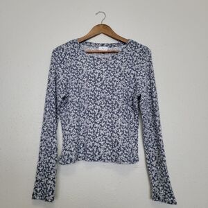 True Craft Floral Long Sleeve Blouse